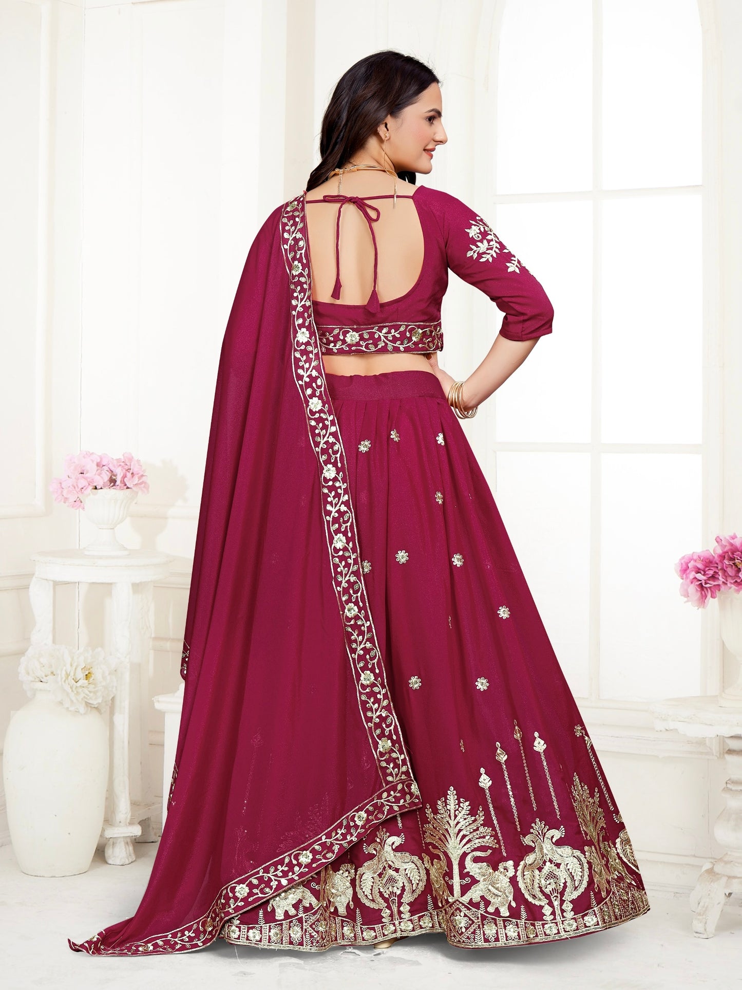 Designer Heavy Embroidery Lehenga Choli with Dupatta