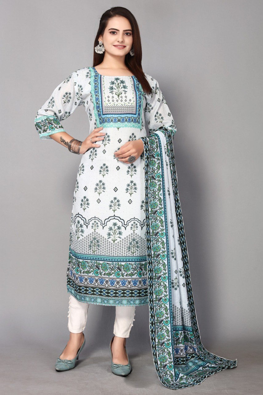 Stunning Kurti and Dupatta Sets: Light Colours and Digital Prints