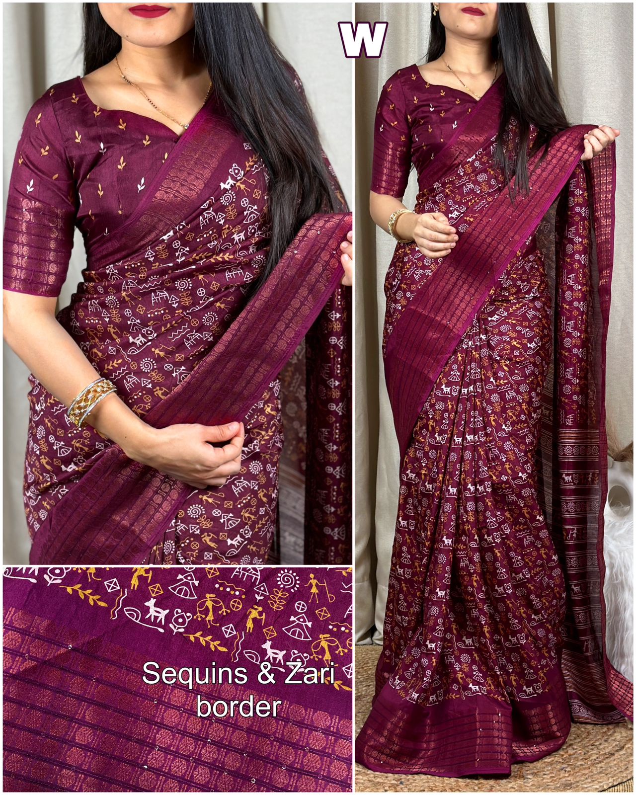 "Dreamy Kalamkari Print Saree: Embrace Royalty in Soft Cotton Elegance!"