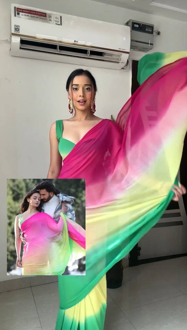 "Graceful Georgette Elegance: Ready To Wear Silk Saree with Stunning Multi-Color Design and Shining Unstitched Blouse Piece"