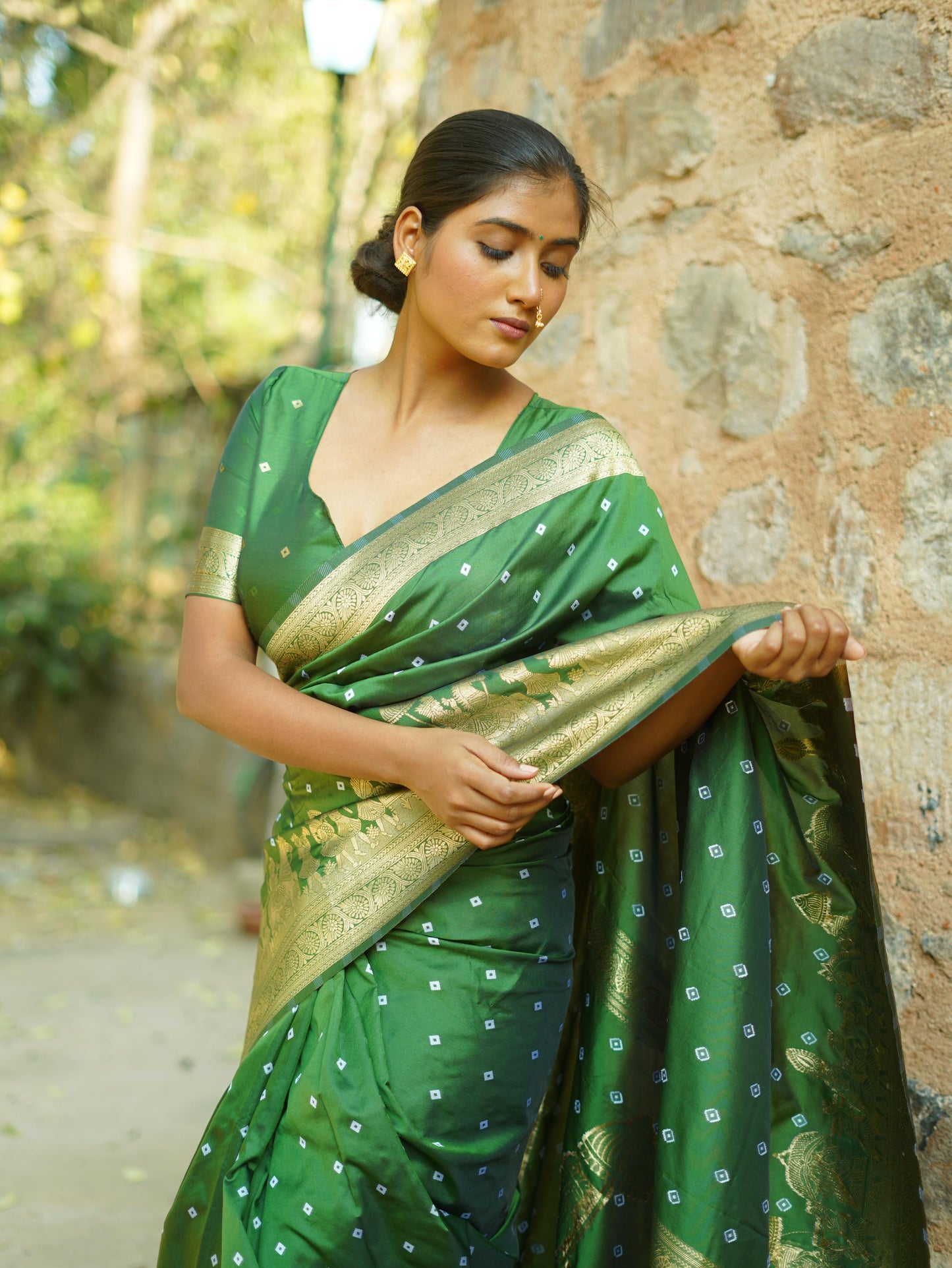 "Exquisite Hand Bandhej Silk Saree Collection - Premium Quality"