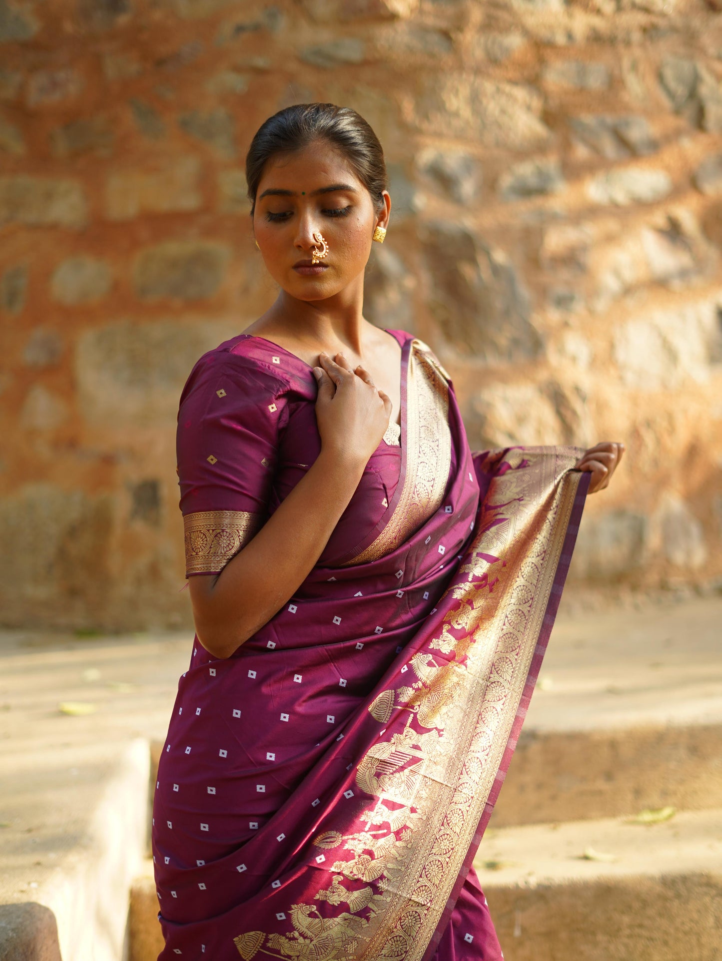 "Exquisite Hand Bandhej Silk Saree Collection - Premium Quality"