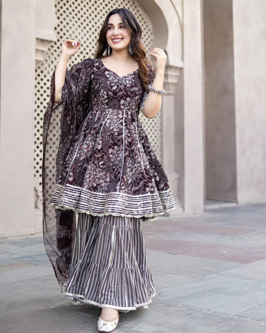 Pure Cotton Sharara Set: A Perfect Blend of Comfort and Style