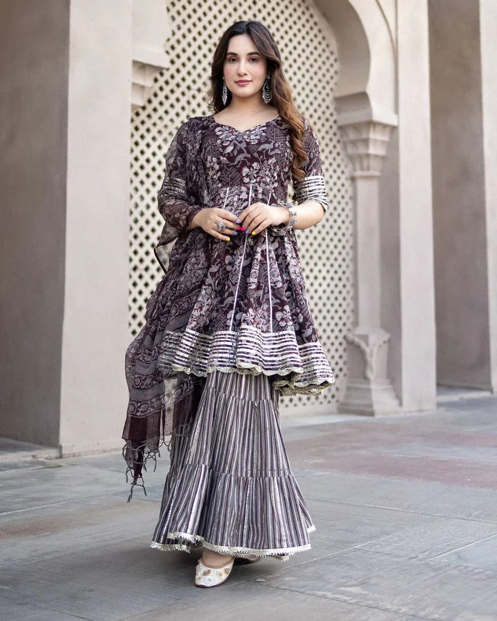 Pure Cotton Sharara Set: A Perfect Blend of Comfort and Style