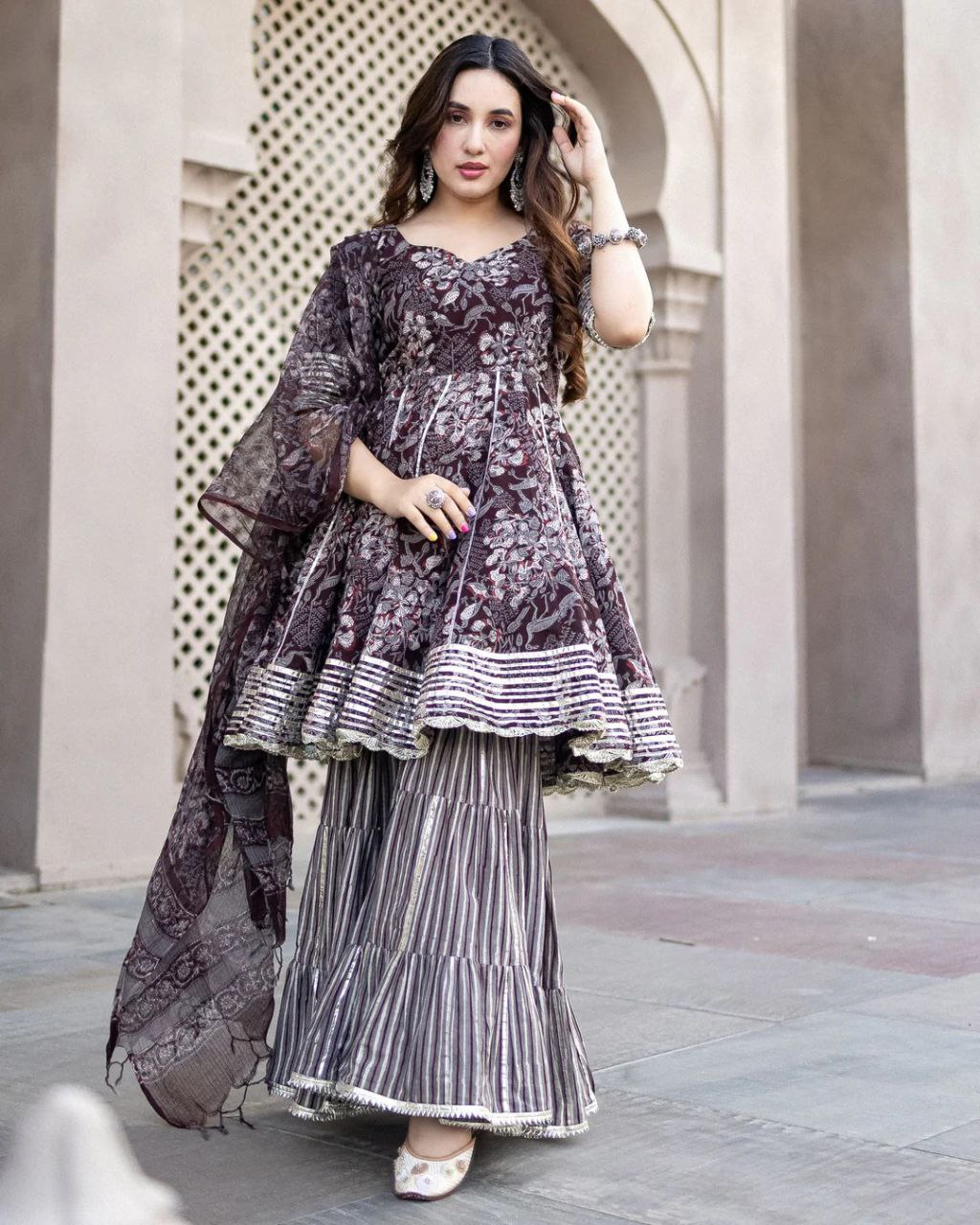 Pure Cotton Sharara Set: A Perfect Blend of Comfort and Style