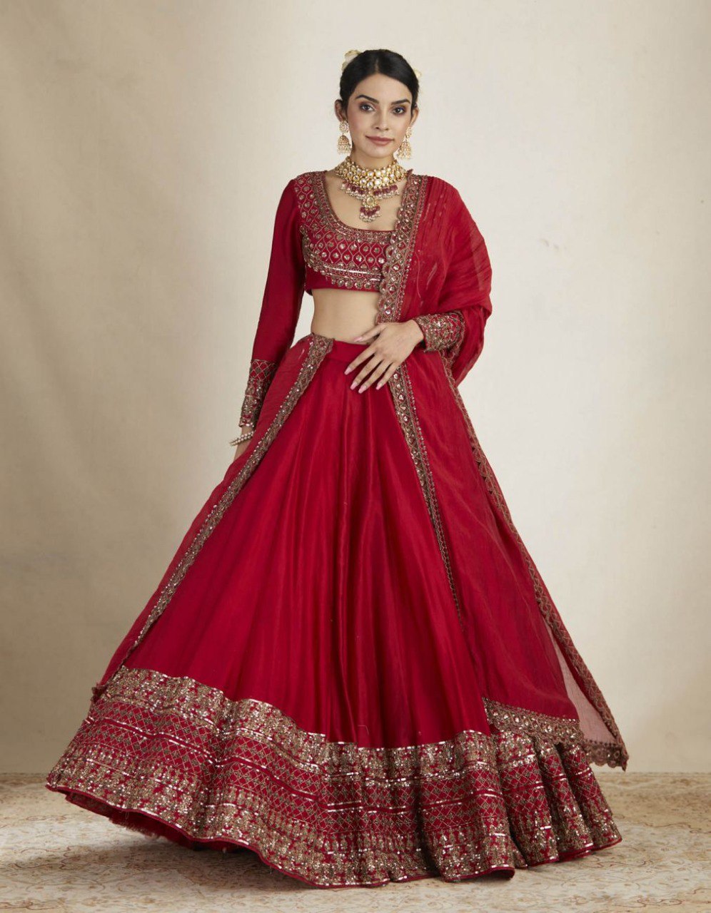 Buy Red Designer Lehenga Choli Sequence Embroidery Work Indian Wedding Wear  Lahanga Choli Bridal Party Wear Engagement, Reception Ghagra Choli Online  in India - Etsy