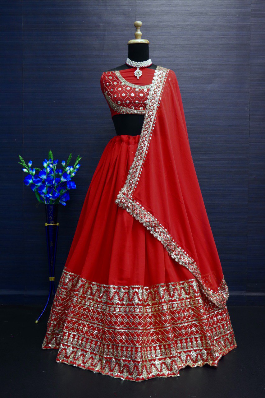 Gold sequin Lehenga set – Kuro Clothing India