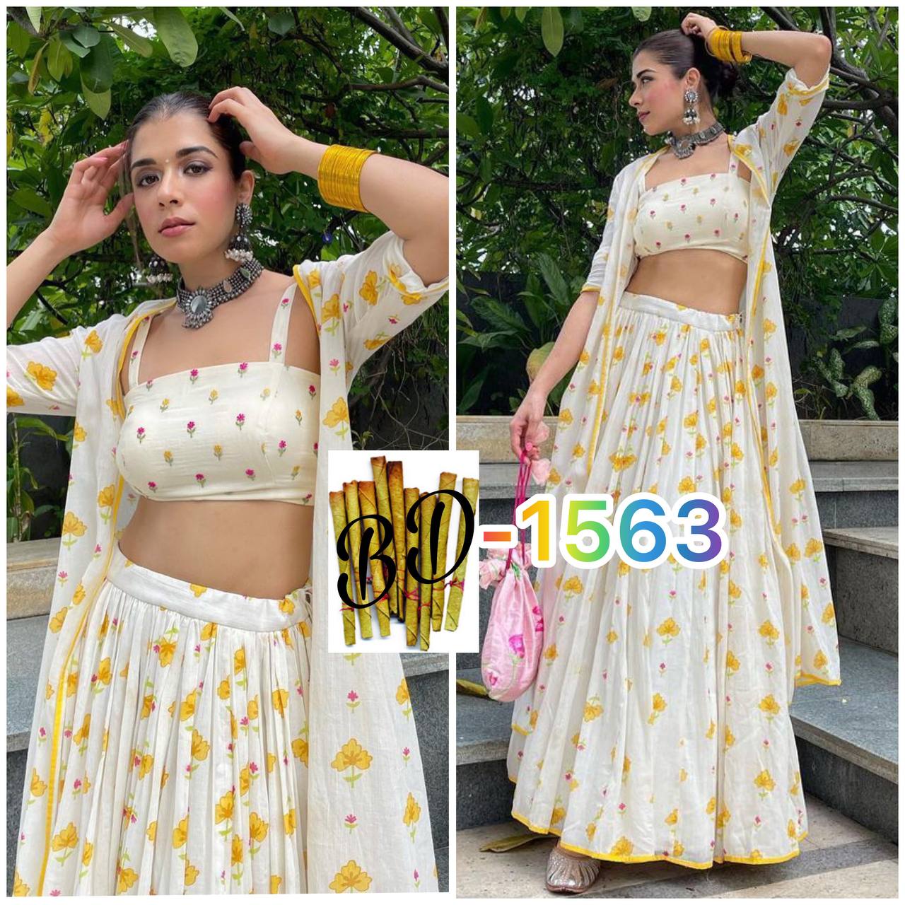 "Glamourous Fox Georgette Lehenga Choli Ensemble with Digital Print & Shrug - Fit up to XXL Size, Semi-Stitched, Lightweight - Perfect Fusion of Style and Comfort!"