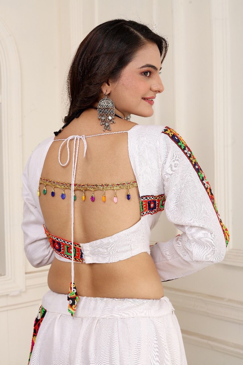 NEW HEAVY KACHHI Traditional Embroidered Work LEHANGA CHOLI SET