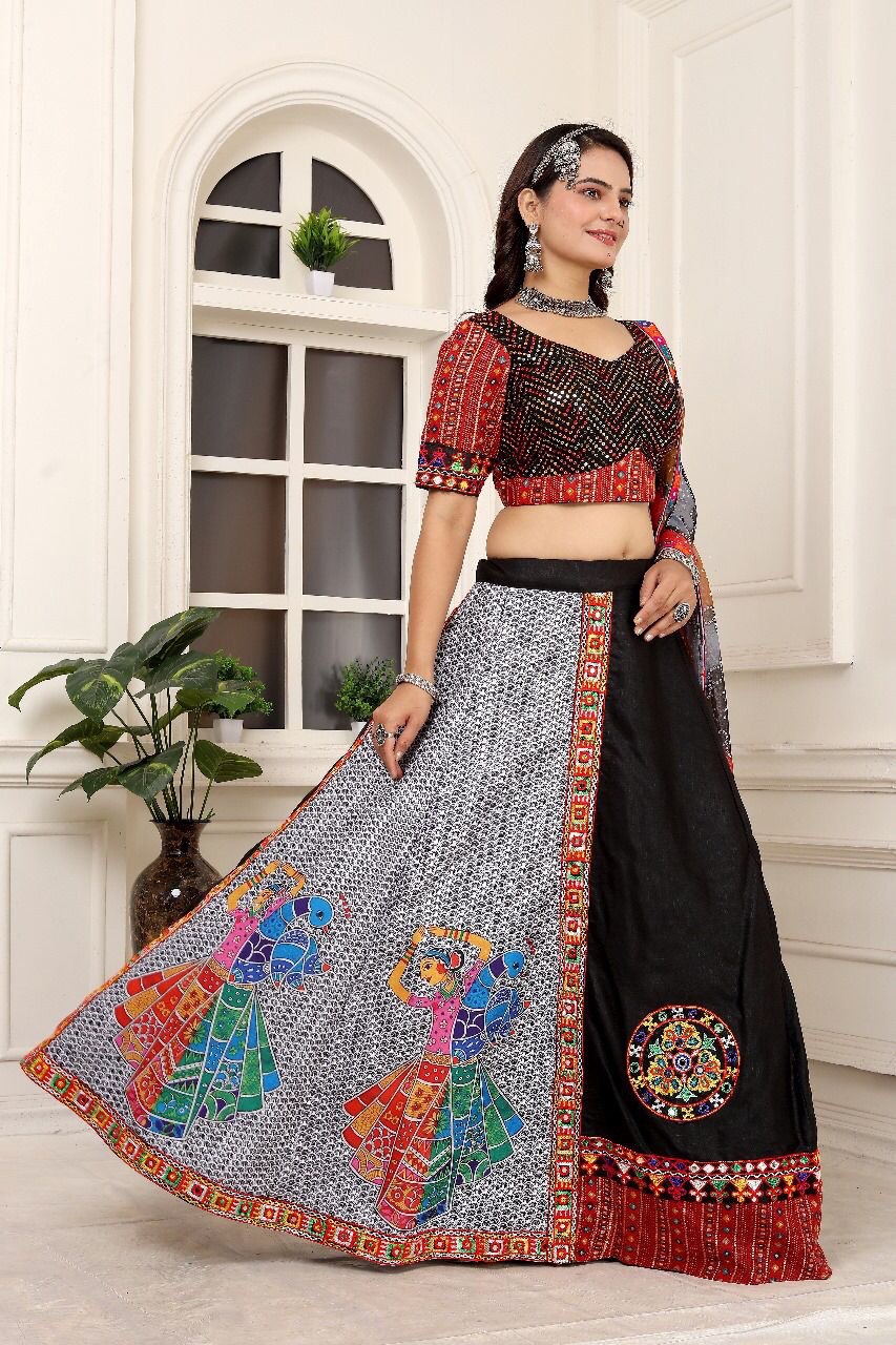 Designer Traditional Navratri Lehenga Choli Set