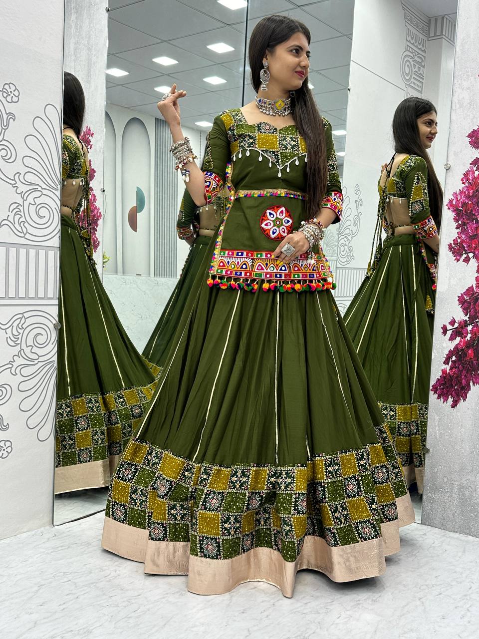 Navratri Special Ready-to-Wear Traditional Lehenga Choli Set