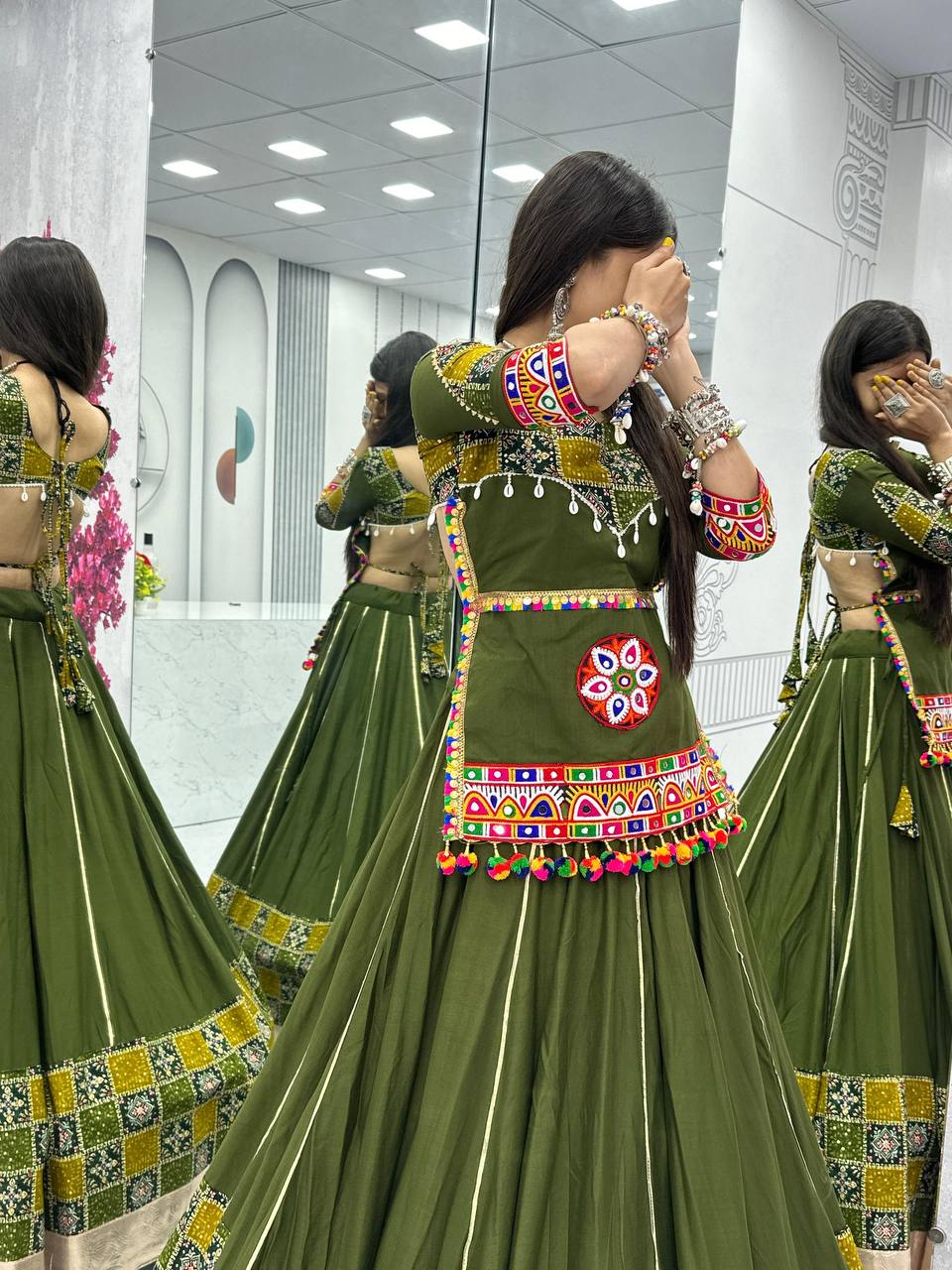 Navratri Special Ready-to-Wear Traditional Lehenga Choli Set