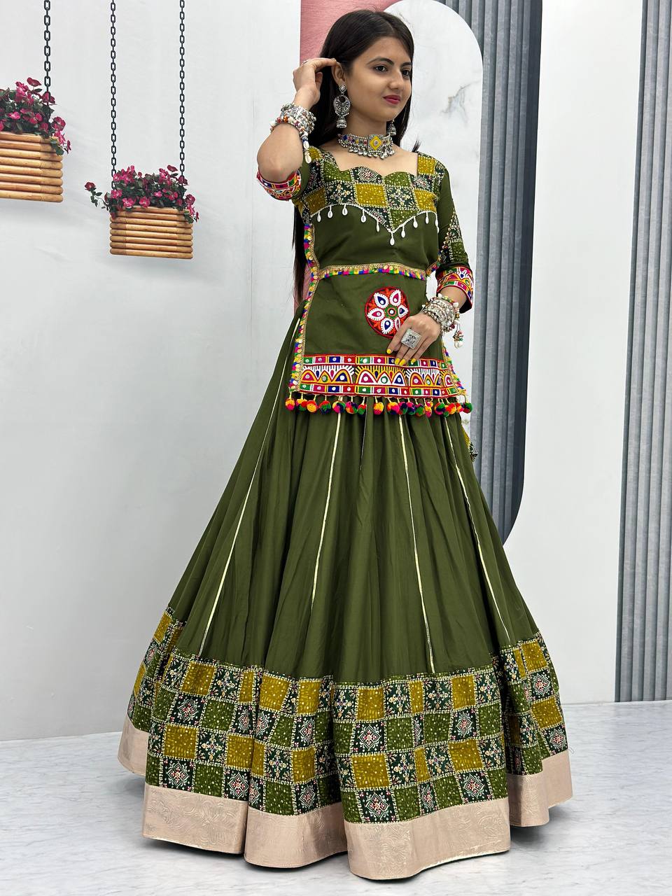 Navratri Special Ready-to-Wear Traditional Lehenga Choli Set