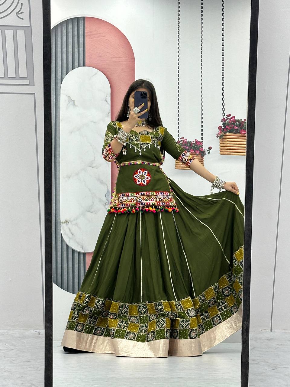 Navratri Special Ready-to-Wear Traditional Lehenga Choli Set