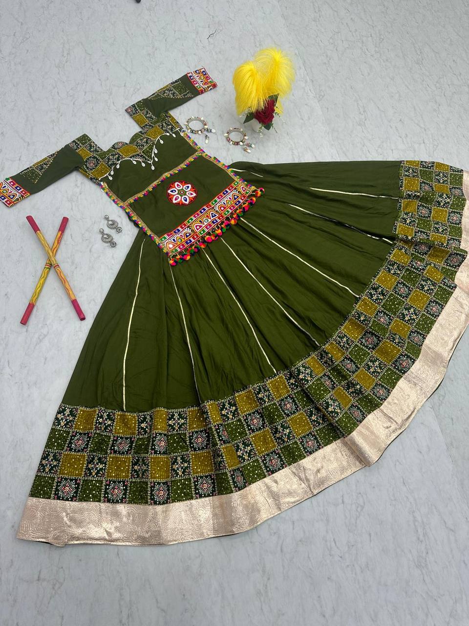 Navratri Special Ready-to-Wear Traditional Lehenga Choli Set