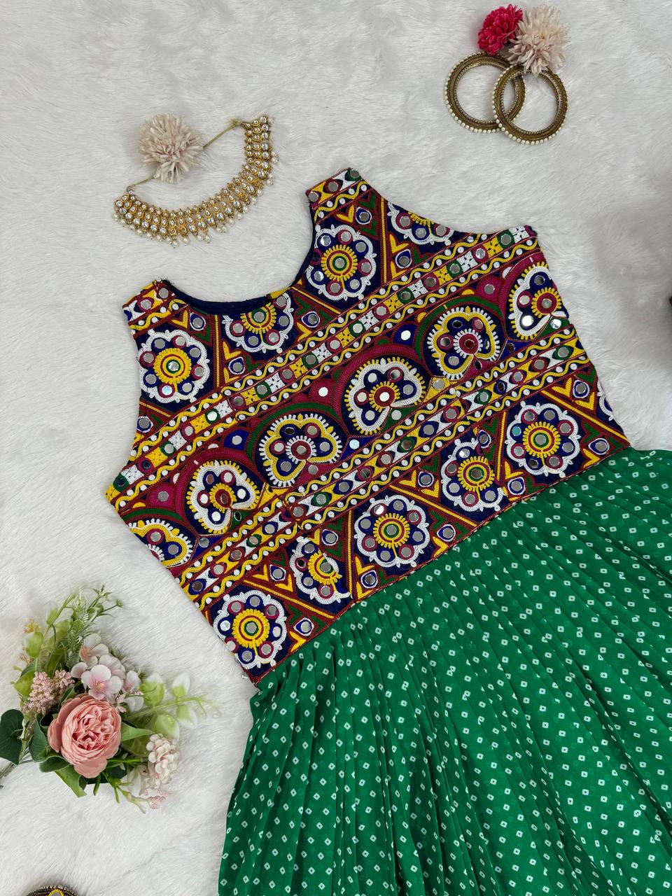 Traditional Navratri Wear Kurta Top