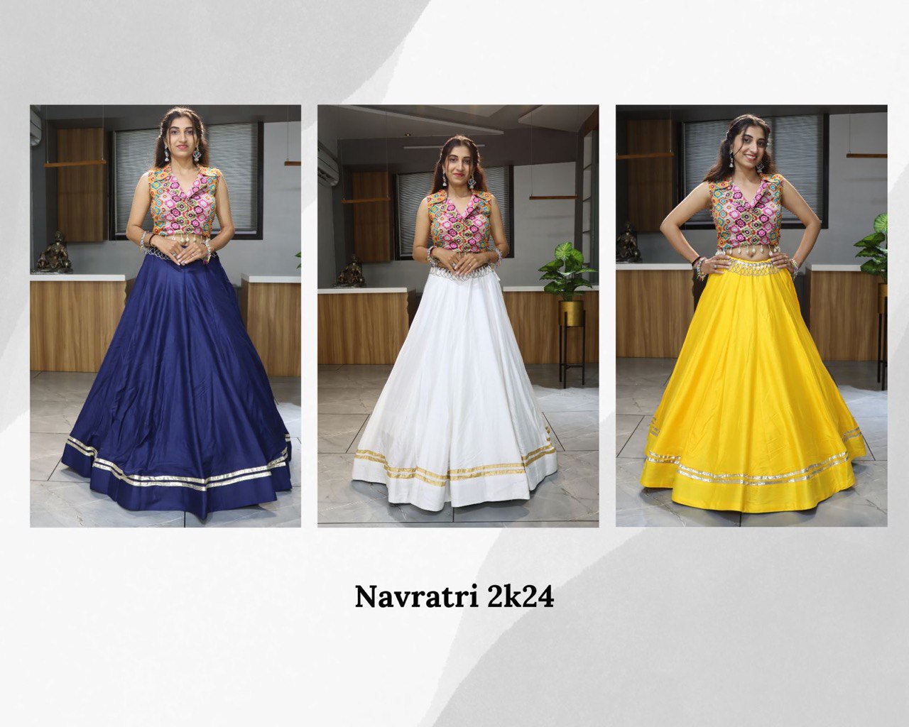 Navtarei Special Gota Patti & Foil Work Pure Rayon Cotton Lehenga Choli Set