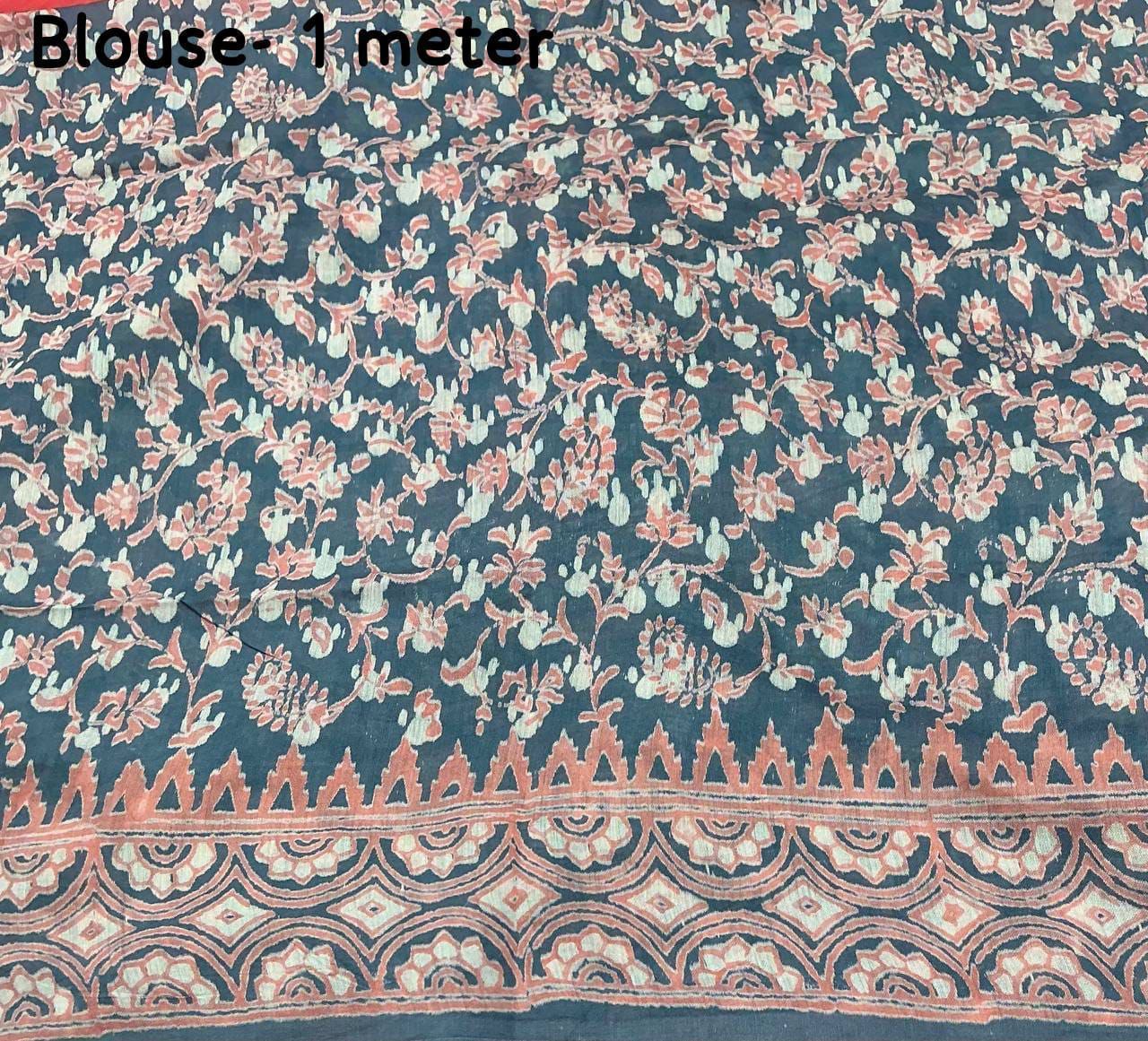 New Fancy Hand Bandhej Shibori Pure Chanderi Cotton Saree with Block Print Blouse